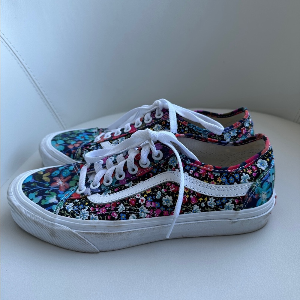 Vans Floral Old Skool Low Top Sneakers - Multicolor